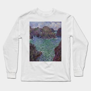 Port-Goulphar, Belle-Ile by Claude Monet Long Sleeve T-Shirt